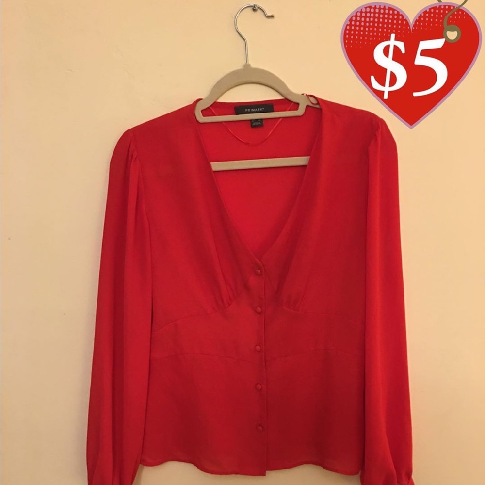 Red blouse